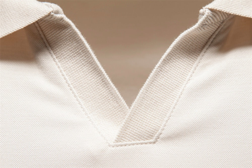 Relaxed Drape Polo Shirt