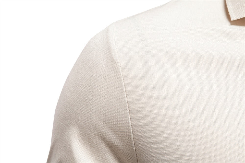 Relaxed Drape Polo Shirt