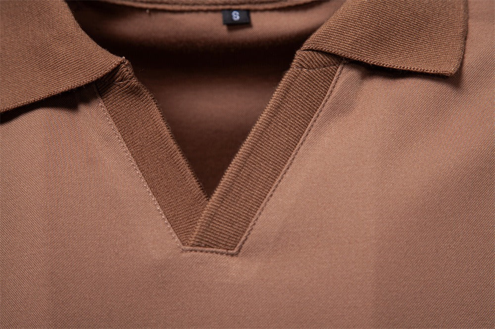 Relaxed Drape Polo Shirt