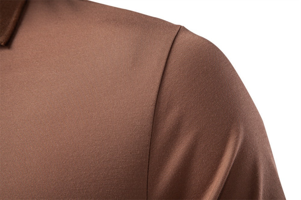 Relaxed Drape Polo Shirt