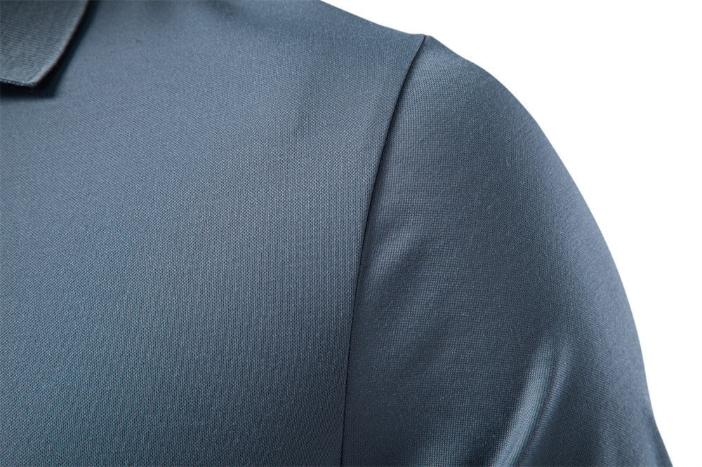 Relaxed Drape Polo Shirt