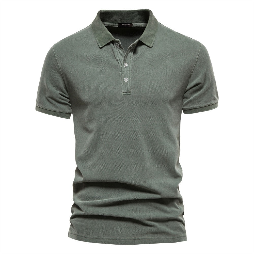 Vintage Wash Polo Shirt