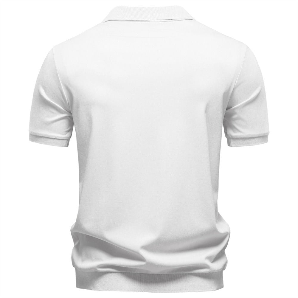 Relaxed Drape Polo Shirt
