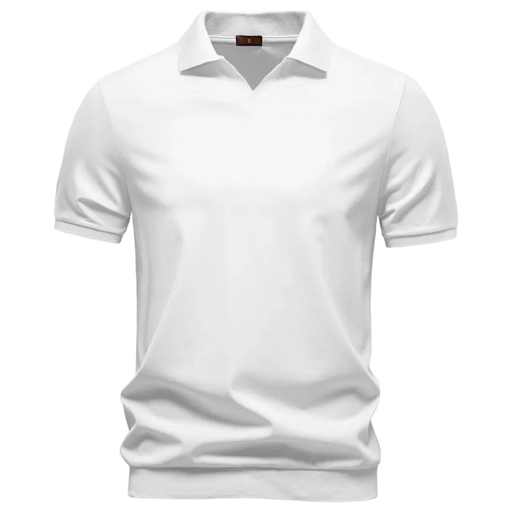 Relaxed Drape Polo Shirt