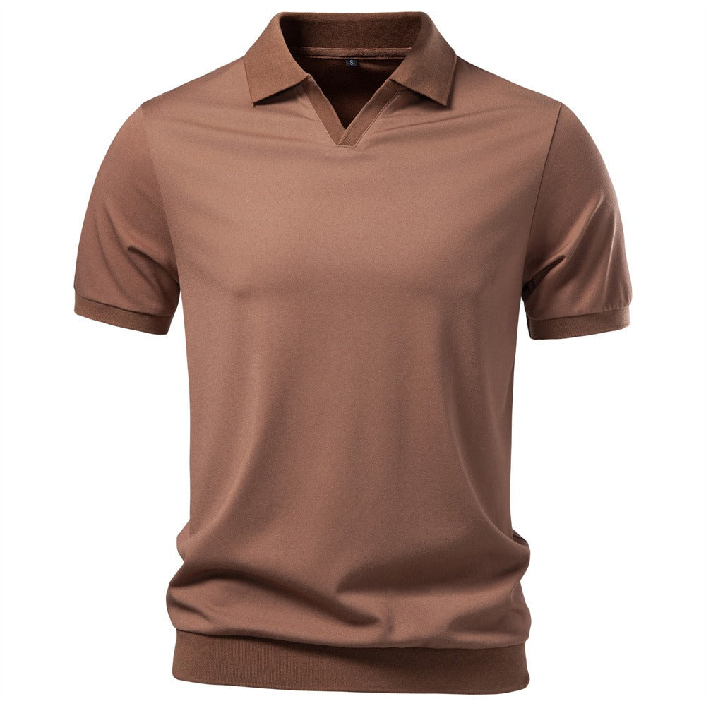 Relaxed Drape Polo Shirt