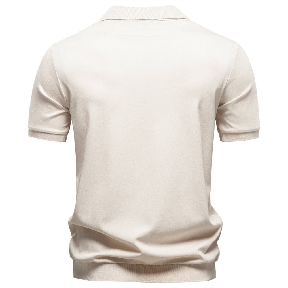Relaxed Drape Polo Shirt