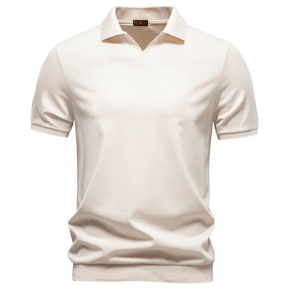 Relaxed Drape Polo Shirt