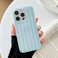 Geometric Vertical Stripes Shockproof Phone Case